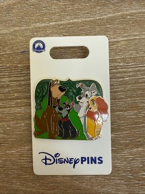 Disney Lady and the Tramp Small Pets Enamel Pin - Multi-Color